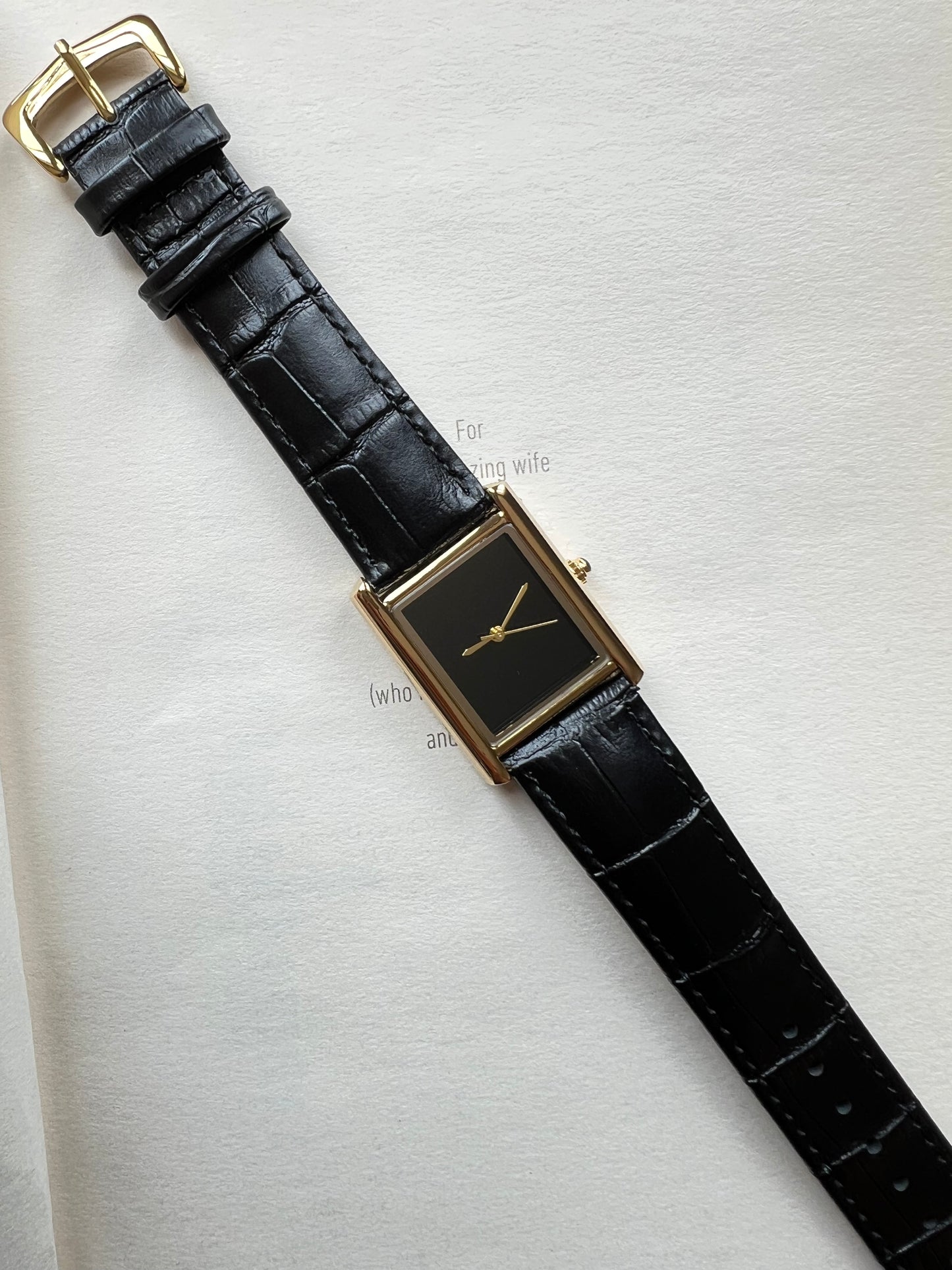 Black and Gold Men’s Watch