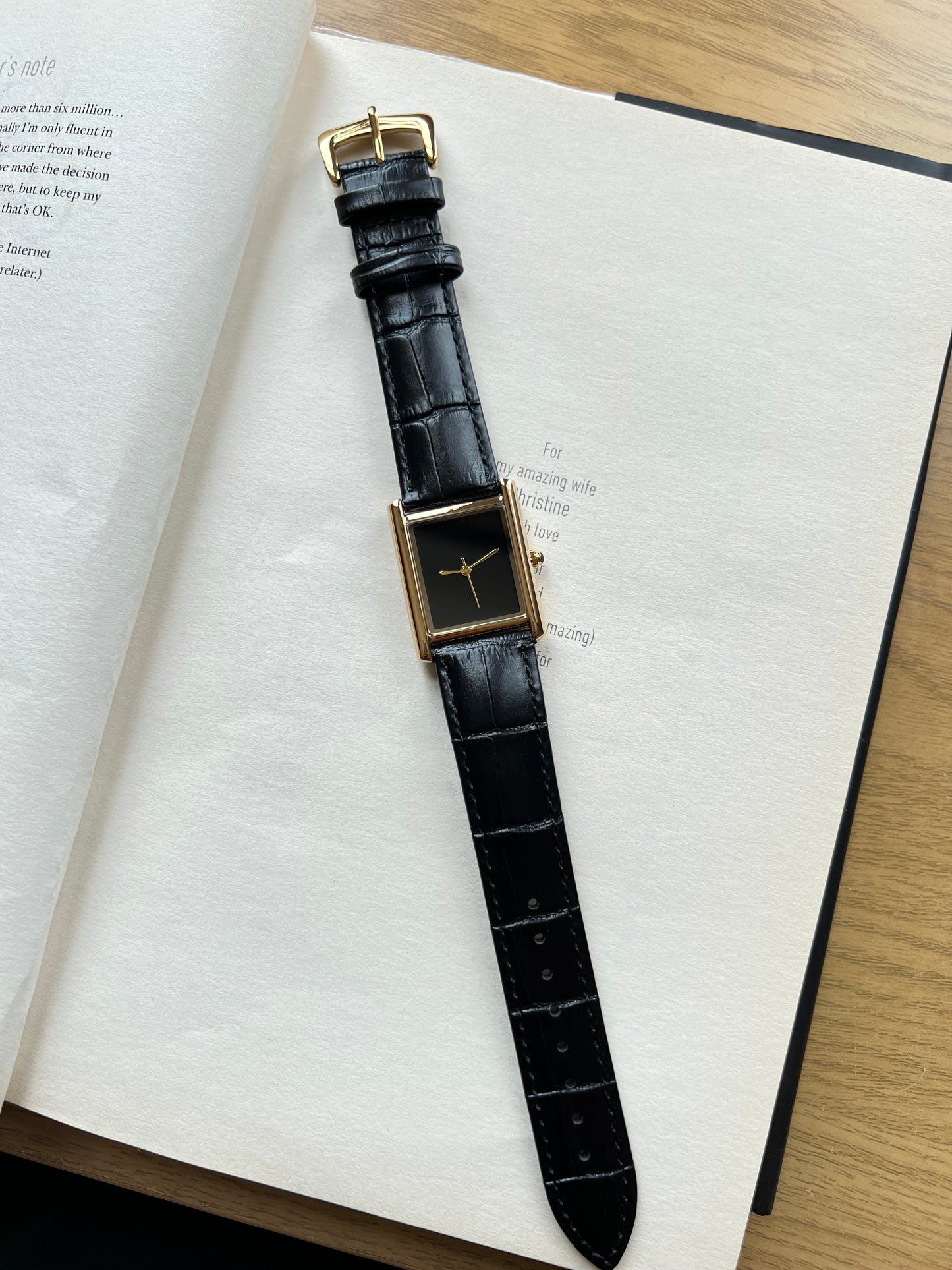 Black and Gold Men’s Watch